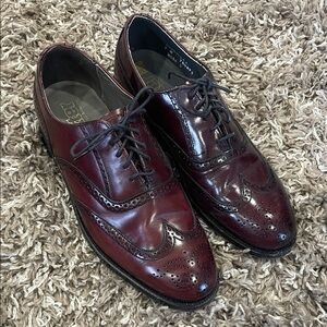Dexter Men's burgundy Brown Leather oxford Shoes size 7